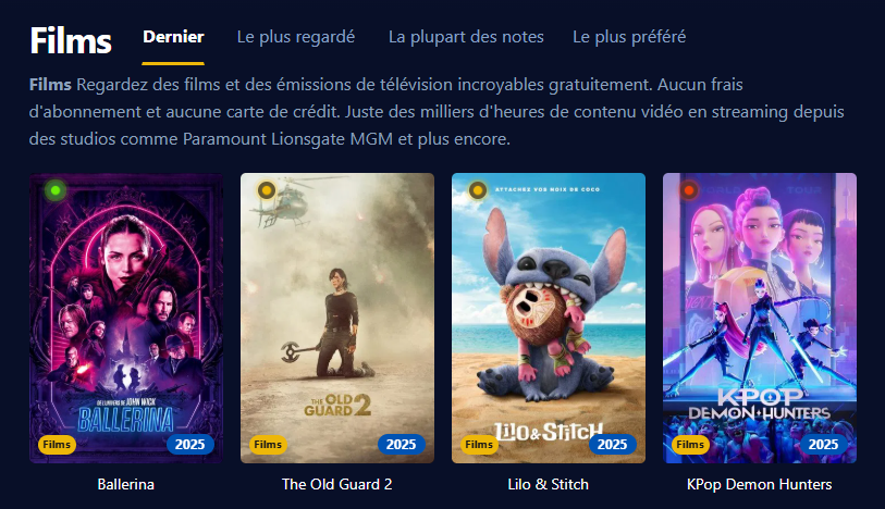 Image de l'interface d'Empire